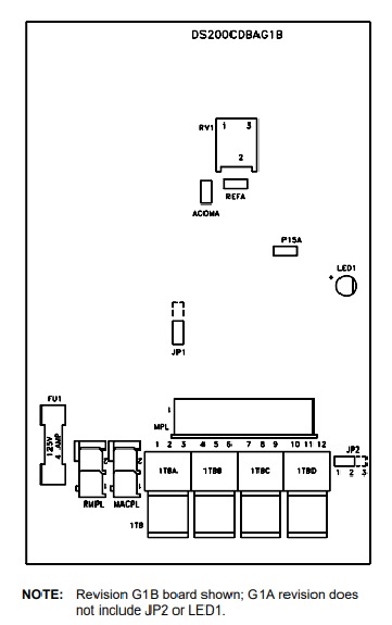 First Page Image of DS200CDBAG1 Board Layout Diagram.pdf